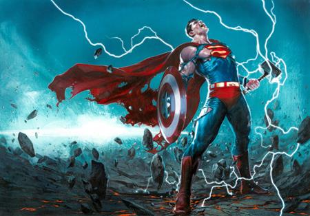 Avengers JLA #4 Facsimile Edition Cvr E Gabriele Dell Otto Wraparound Variant | 25 August 2026