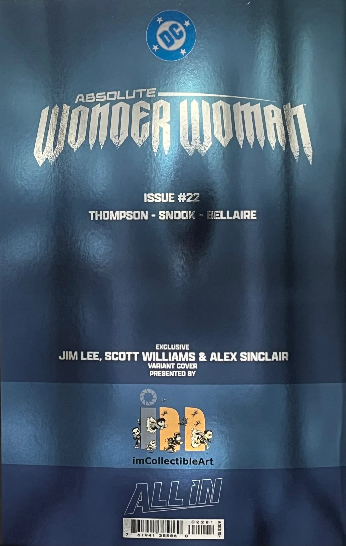 Absolute Wonder Woman #22 SDCC (EXCLUSIVE) 2026 Jim Lee Foil Virgin