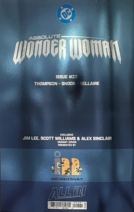 Absolute Wonder Woman #22 SDCC (EXCLUSIVE) 2026 Jim Lee Foil Virgin