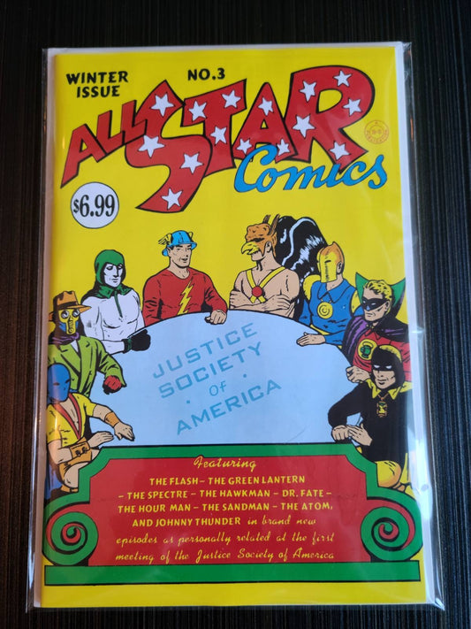 全明星漫畫 #3 傳真版封面 A EE Hibbard