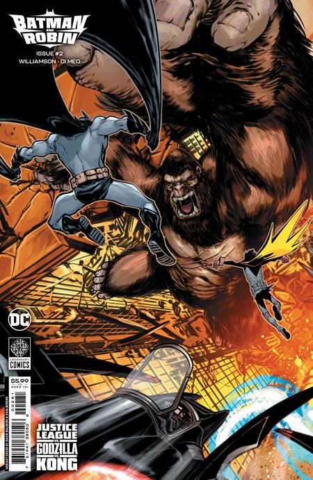 Batman and Robin #2 Cover H Justice League vs Godzilla vs Kong Card Stock Variant