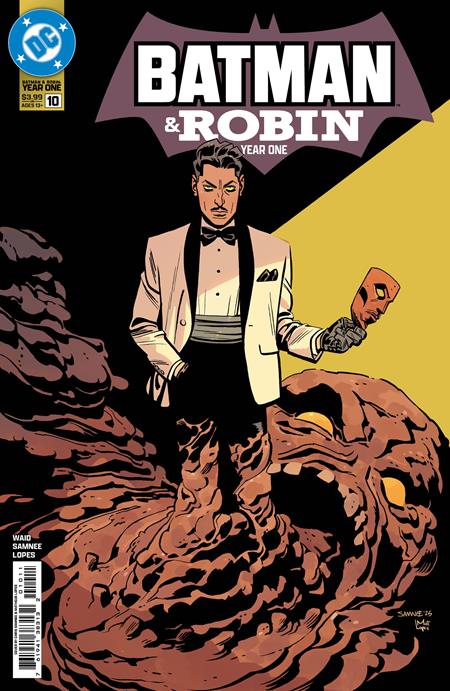 《蝙蝠俠與羅賓》第一年 #10(共 12 期)A 封面 Chris Samnee
