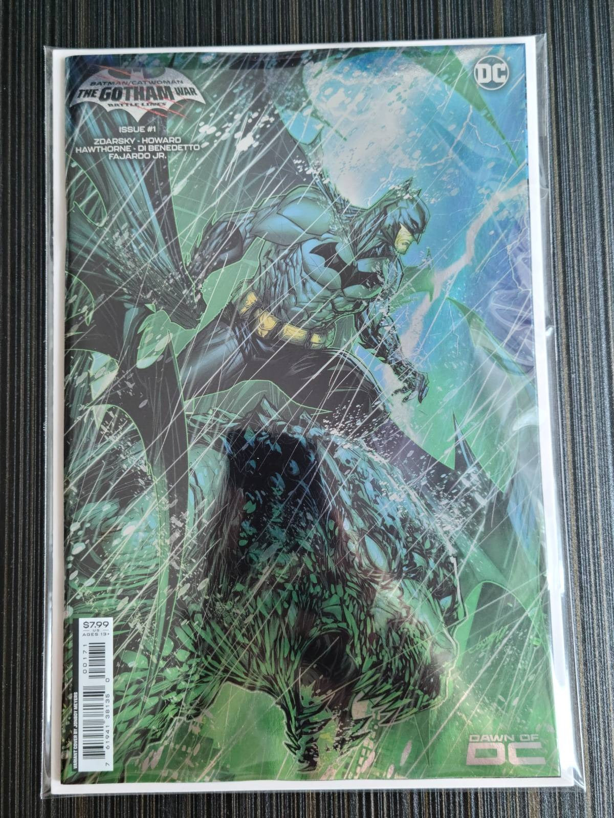 Batman Catwoman The Gotham War Battle Lines #1 (One Shot) Cover E Jonboy Meyers Foil Variant