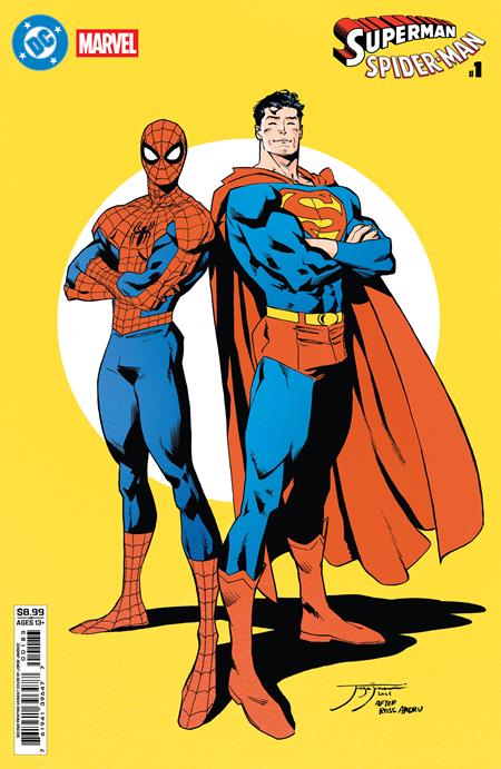 DC Marvel Superman Spider-Man #1 (One Shot) Second Printing Cover B Jorge Jimenez Card Stock Variant | 26 May 2026