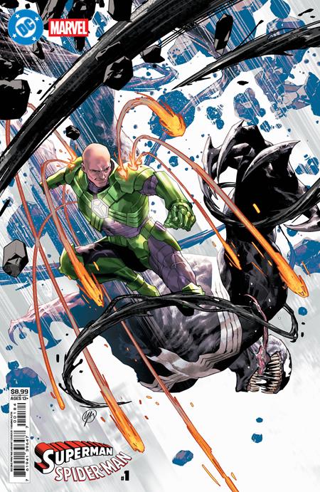 DC Marvel Superman Spider-Man #1 (One Shot) Second Printing Cover C Yasmine Putri Card Stock Variant | 26 May 2026