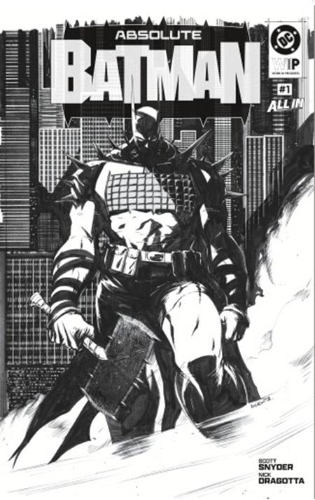 DC W.I.P. Absolute Batman #1 Second Printing Cvr B Nick Dragotta Var (December 2026)