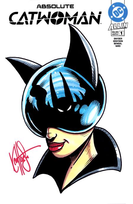 絕對貓女 #1 空白變體版,Ken Haeser 親筆簽名及手繪 | 2026年10月27日