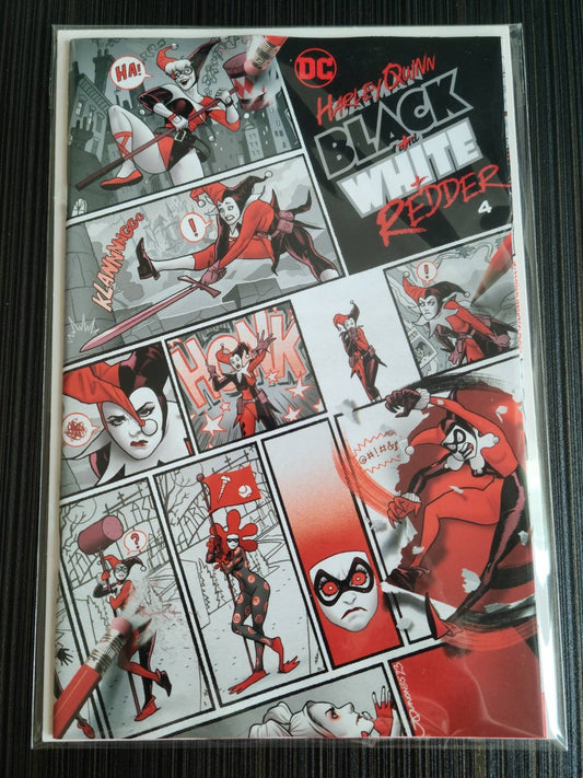 Harley Quinn Black White Redder #4 (of 6) Cover A Joe Quinones
