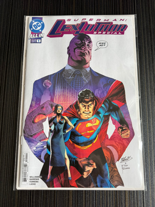 Superman Lex Luthor Special #1 (One Shot) Cover A Eddy Barrows & Eber Ferreira