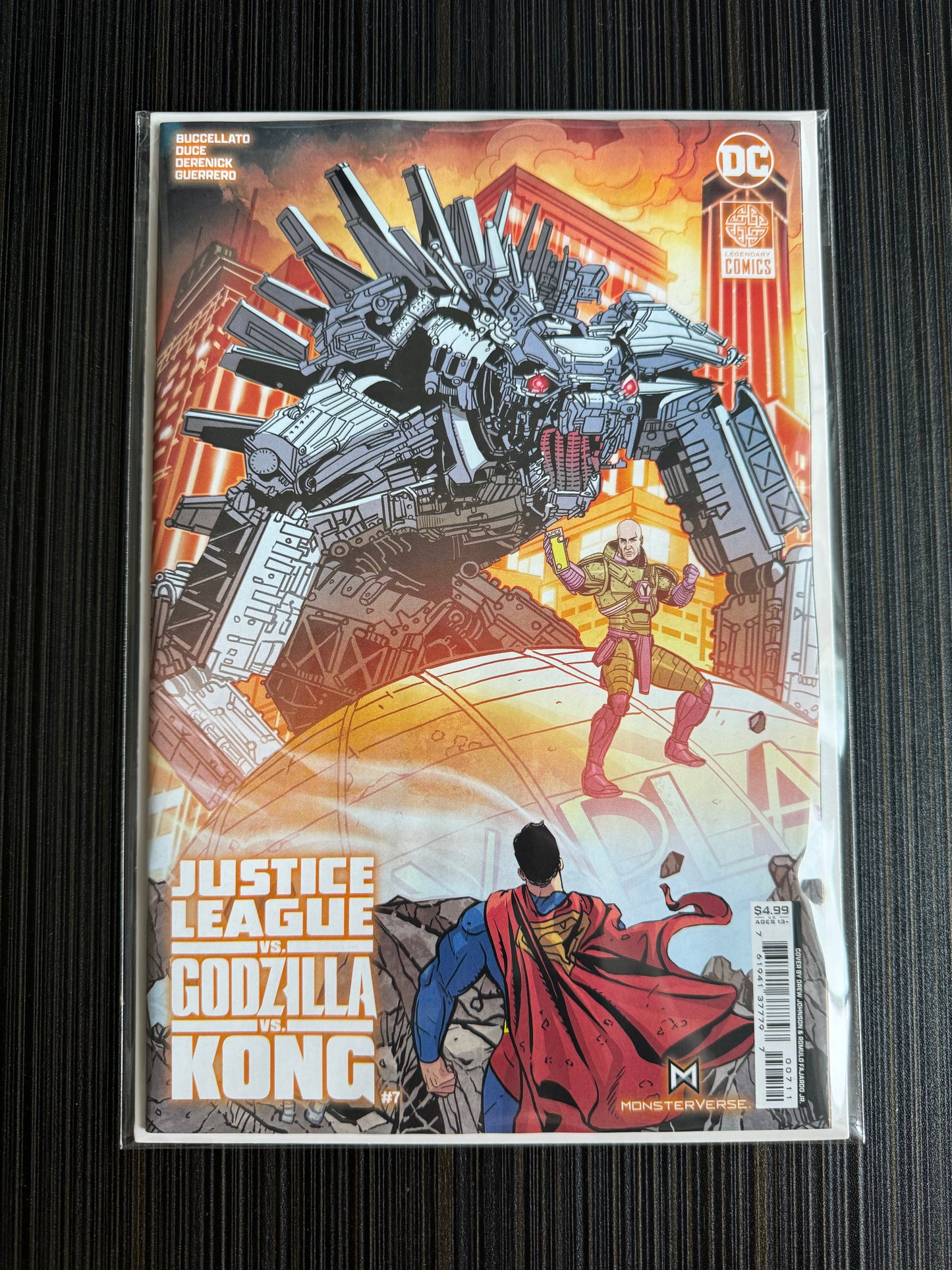 Justice League Vs Godzilla Vs Kong #7 (of 7) Cover A Drew Johnson
