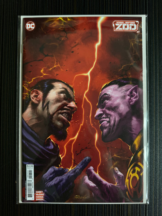 Kneel Before Zod #7 (of 12) Cover B Lucio Parrillo Card Stock Variant