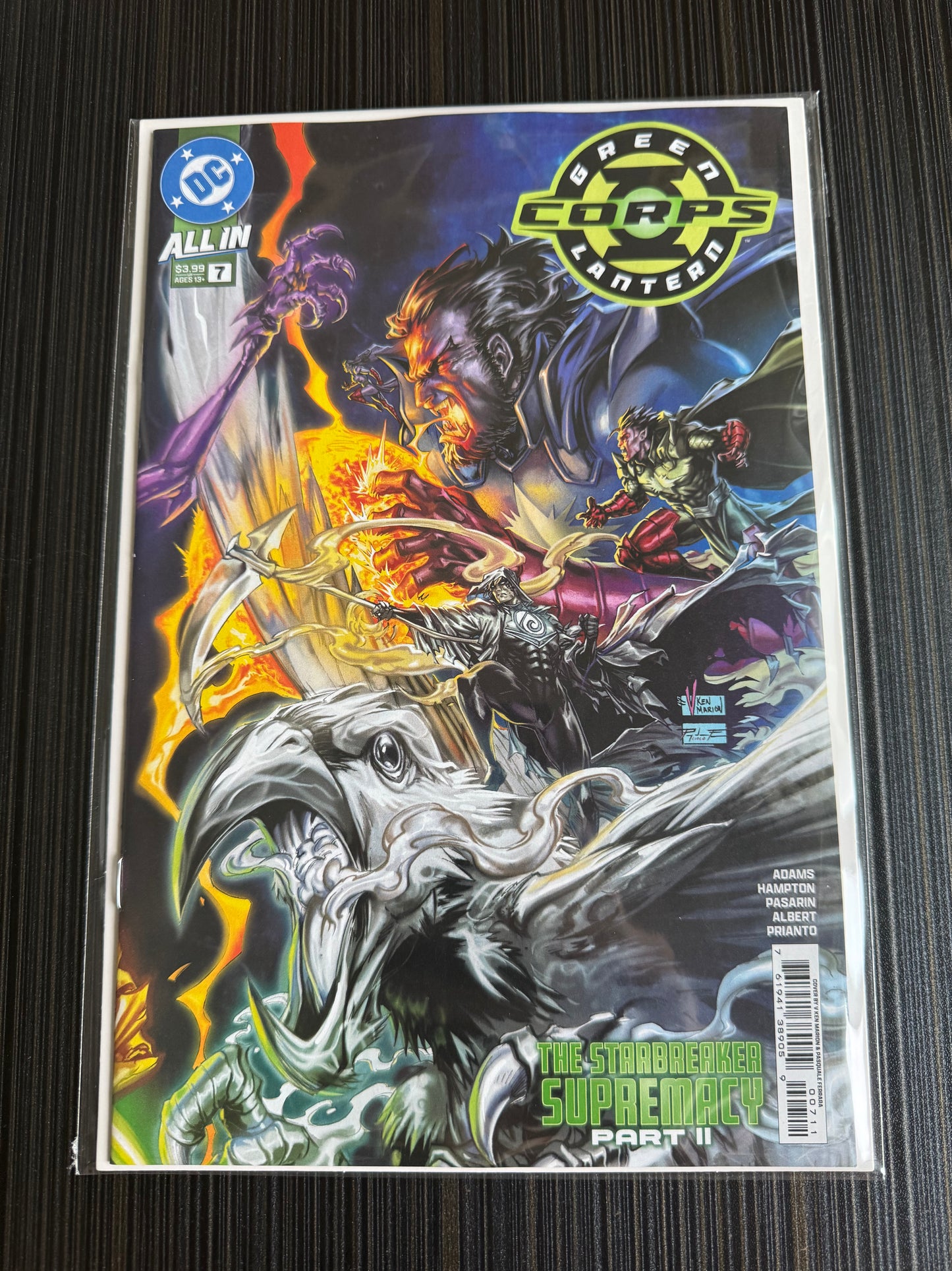 Green Lantern Corps #7 Cover A V Ken Marion Connecting (Starbreaker Supremacy)