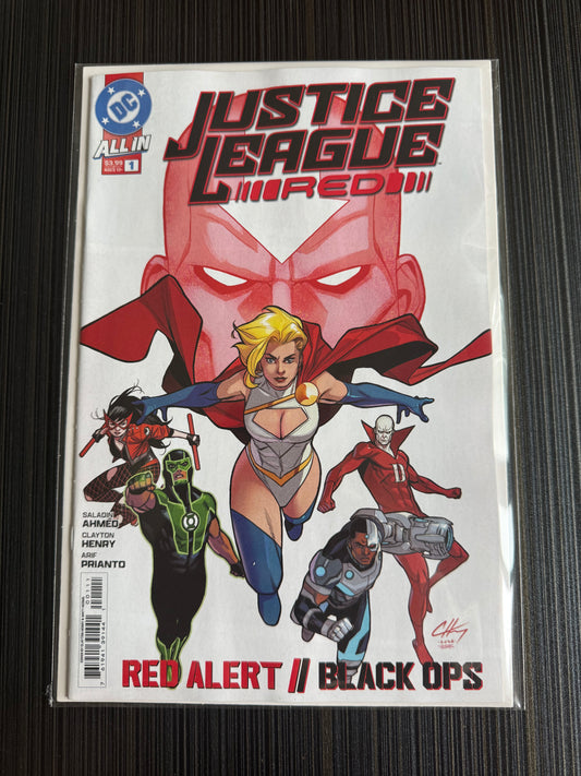 Justice League Red #1 (of 6) Cover A Clayton Henry
