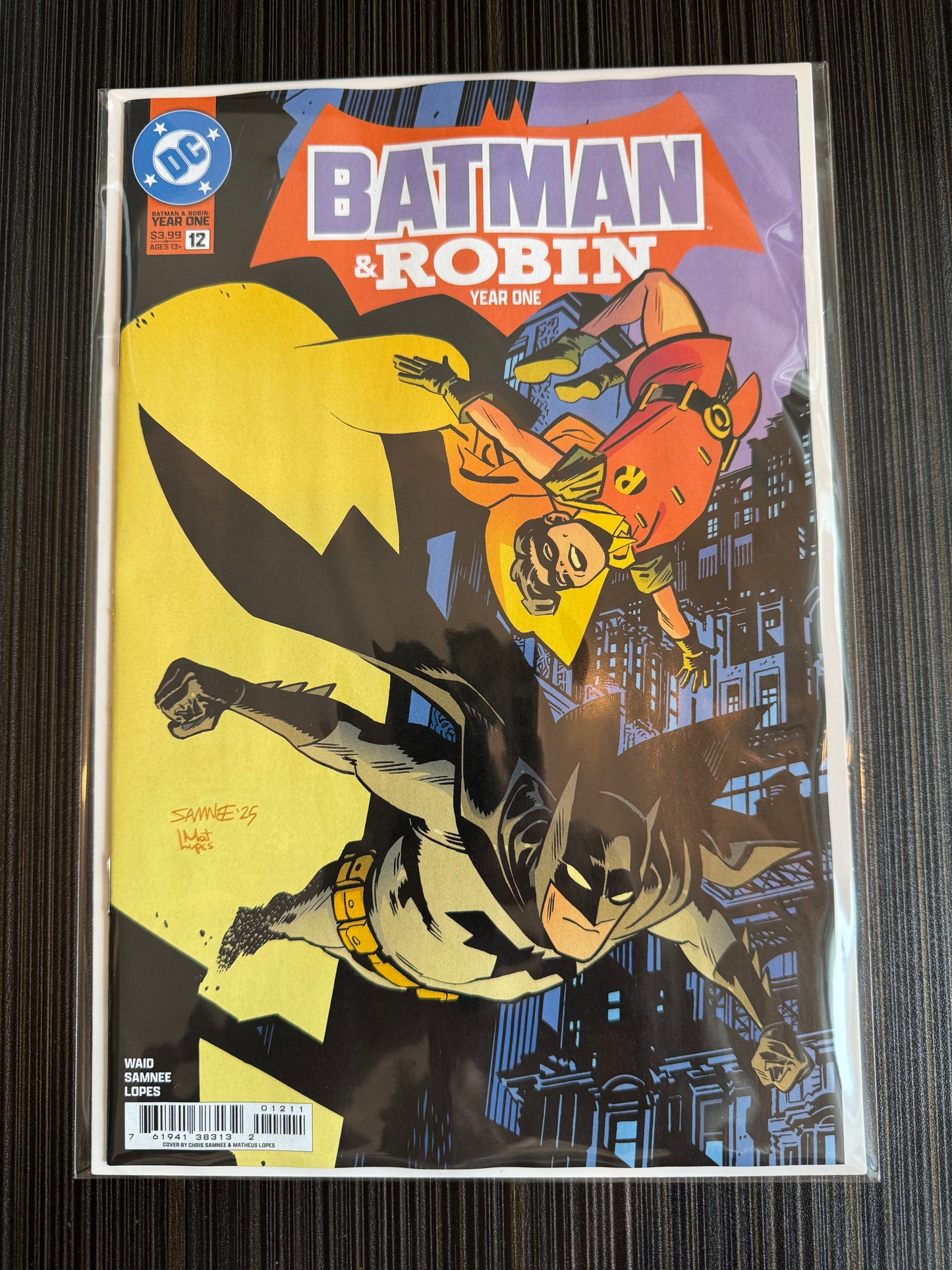 Batman & Robin Year One #12 (of 12) Cover A Chris Samnee