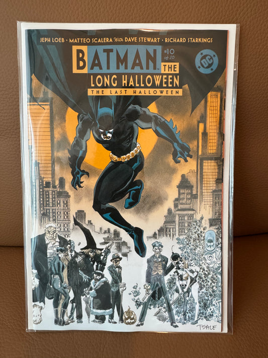 蝙蝠俠:漫長的萬聖節 最後的萬聖節 #10(共 10 期)封面 A Tim Sale | 2025 年 10 月 28 日