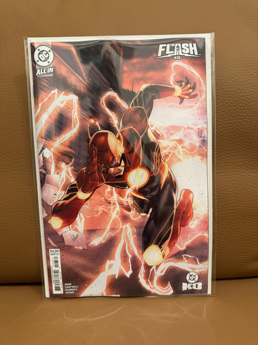 Flash #28 Cover E Lucas Meyer Card Stock Var (DC K.O.)