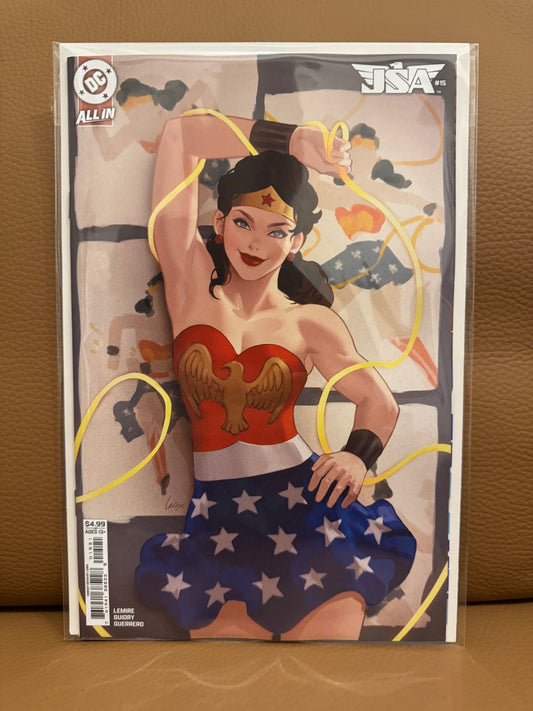 JSA #15 Cover B Lesley Leirix Li Card Stock Variant