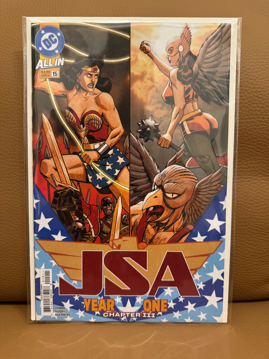 JSA #15 Cover A Dave Johnson