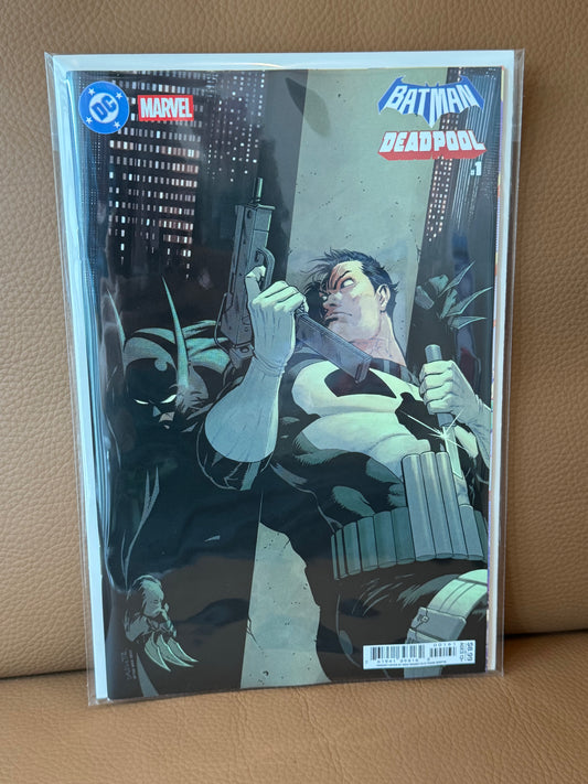 DC Marvel Batman Deadpool #1 (One Shot) Cover G Nick Dragotta Batman Punisher Card Stock Variant