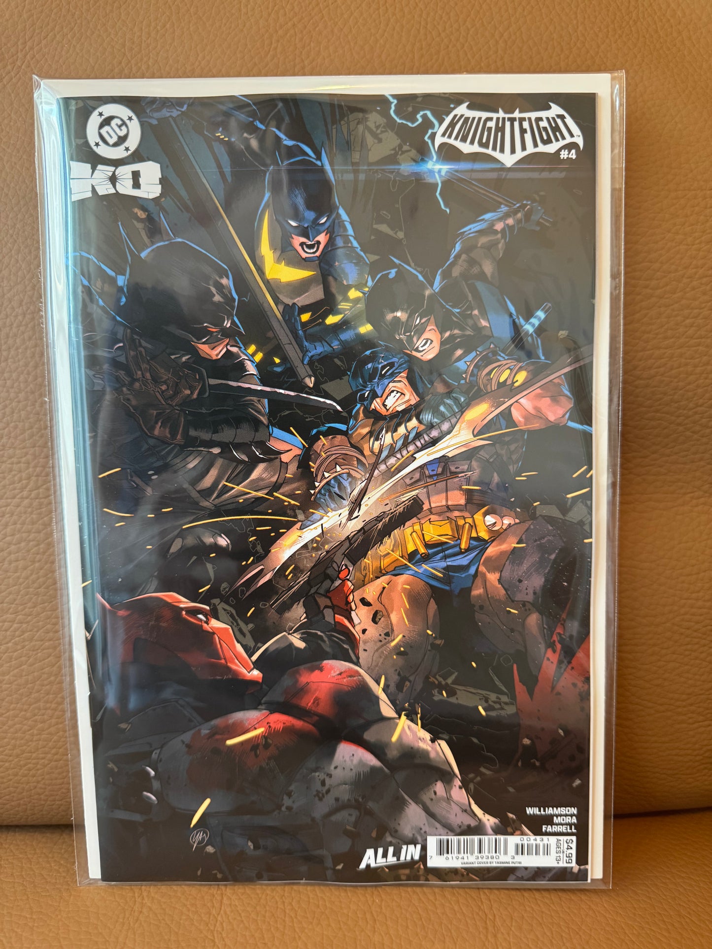 DC K.O. Knightfight #4 (of 4) Cover C Yasmine Putri Card Stock Variant