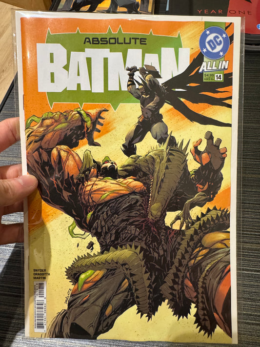 《絕對蝙蝠俠》第14期第二版封面A,尼克·德拉戈塔繪製