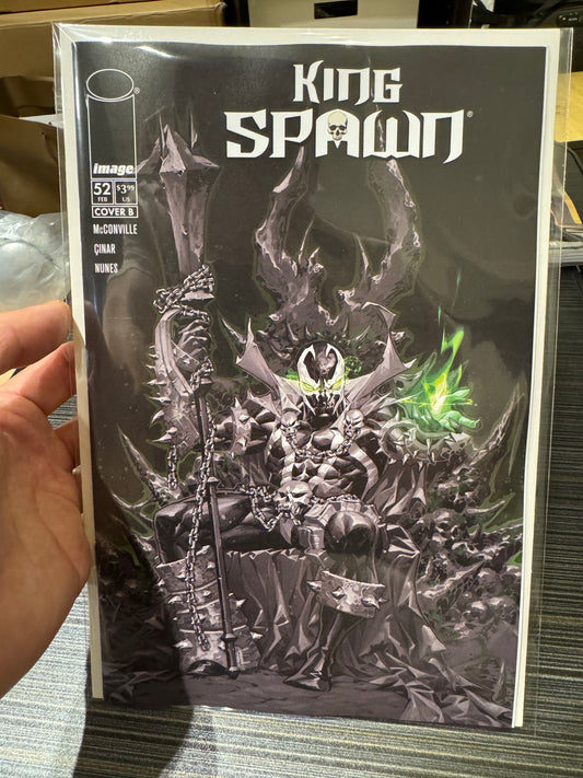 King Spawn #52 Cover B Kael Ngu B&W Variant