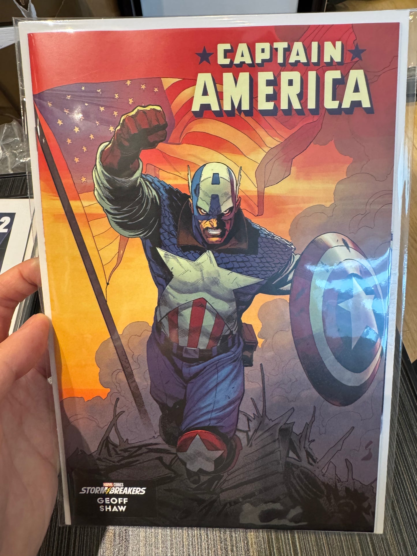 Captain America #5 Geoff Shaw From The Chaos A Costume Variant