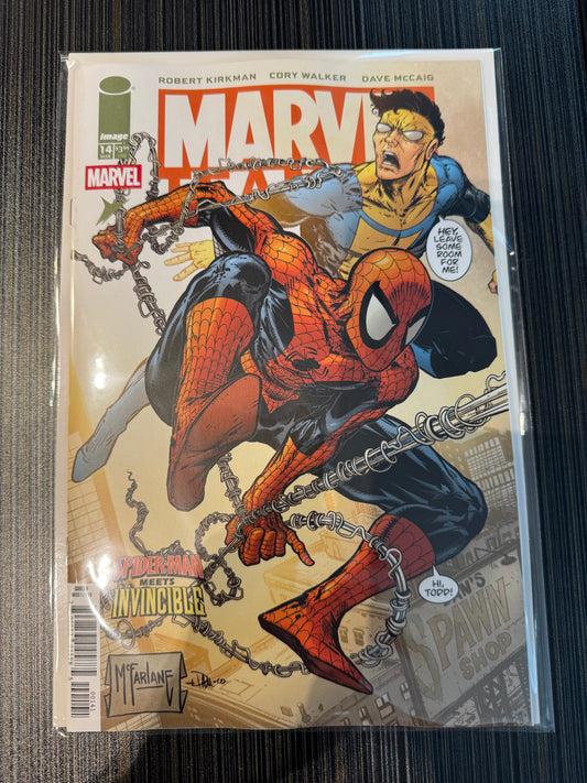 Marvel Teamup #14 Facsimile Edition Cover D Todd Mcfarlane & Dave Mccaig Variant