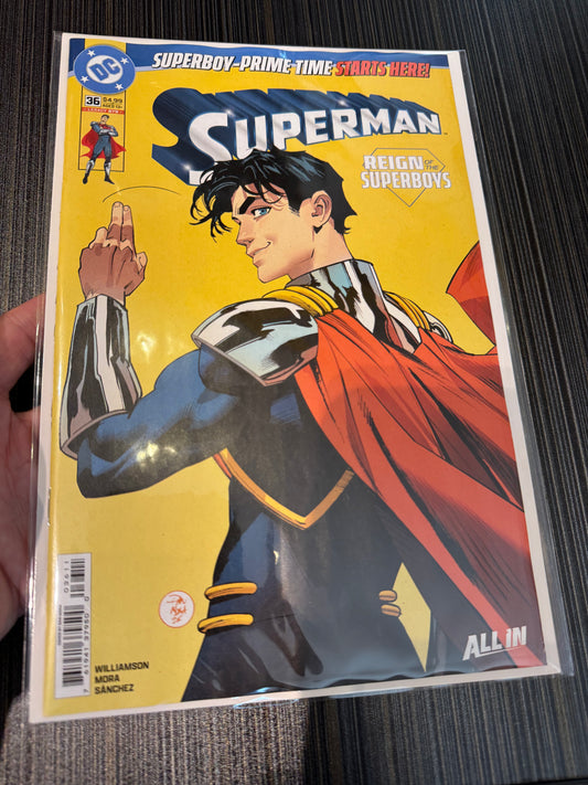 超人 #36 封面 A Dan Mora | 2026 年 3 月 24 日