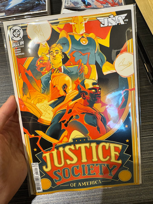 JSA #18 Cover B Matt Taylor Card Stock Variant