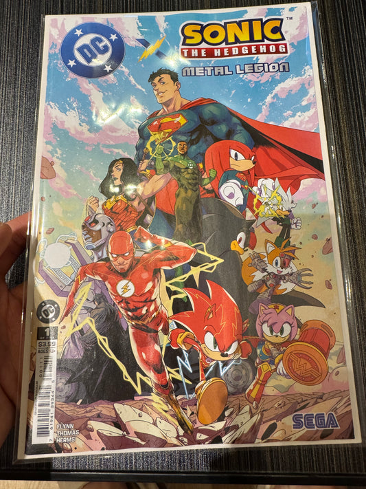 DC x 音速小子 金屬軍團 #1 (共 5 期) 封面 A Pablo M Collar