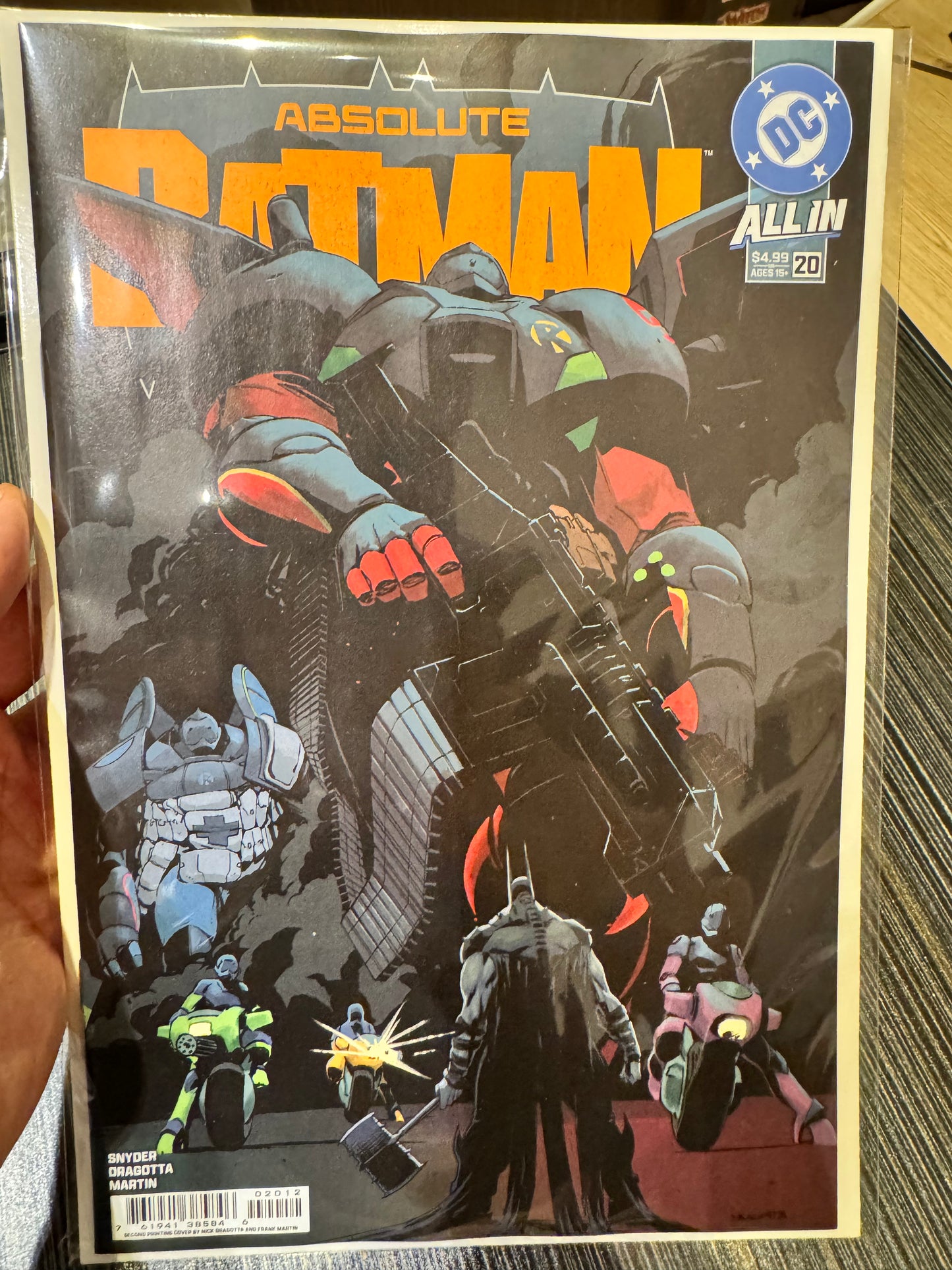 Absolute Batman #20 Cover A Nick Dragotta Second Printing