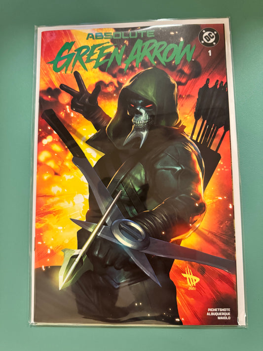 ABSOLUTE GREEN ARROW #1 DAVE WILKINS TRADE DRESS (EXCLUSIVE) - May 2026