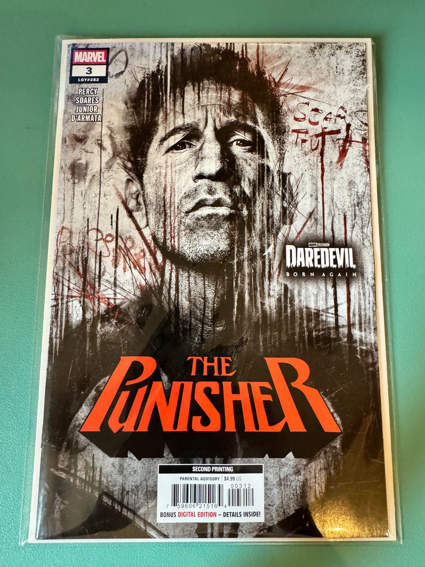 Punisher #3 Marvel Television 2nd Printing Variant