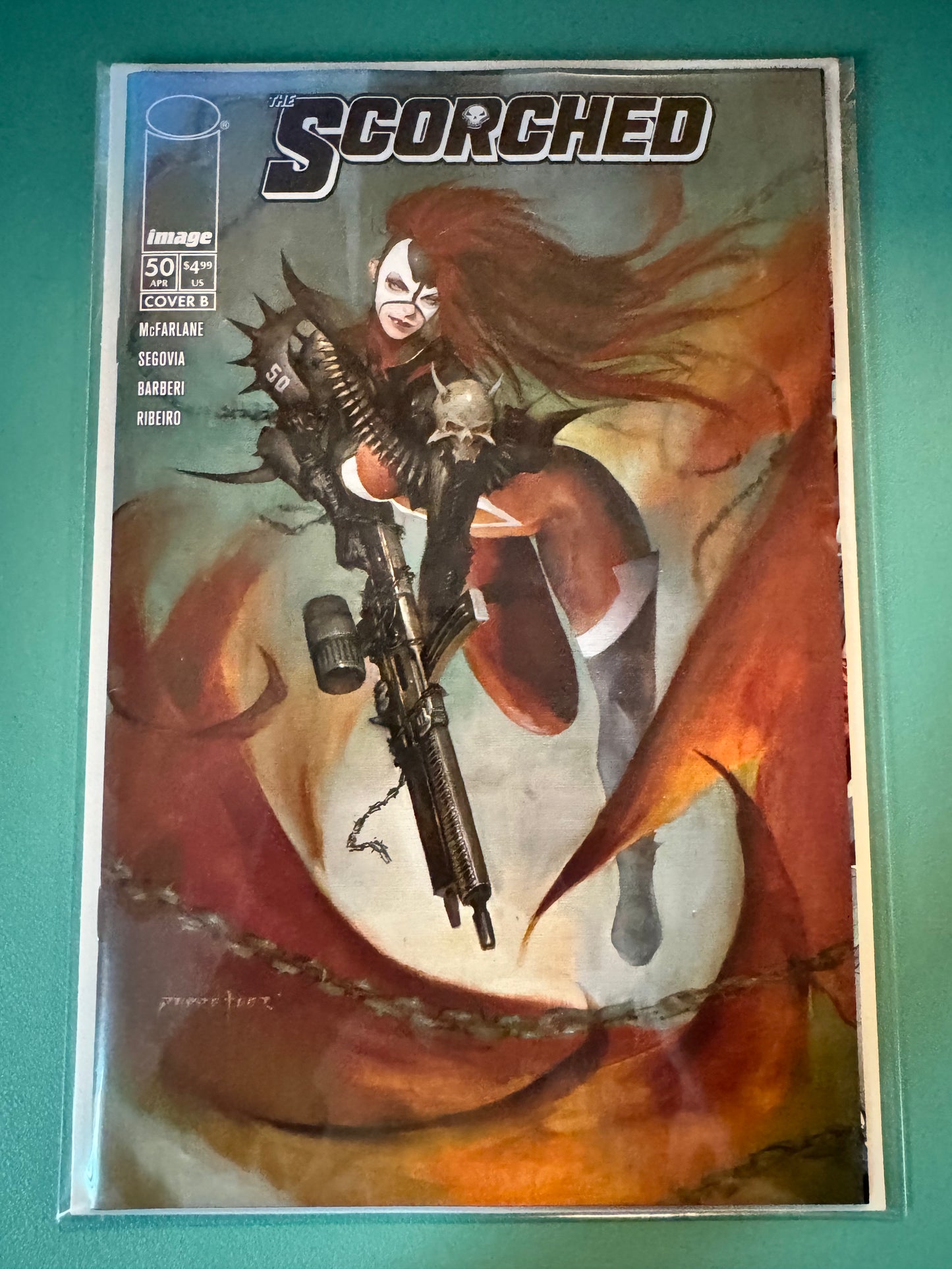 Spawn Scorched #50 Cvr B Puppeteer Lee Connecting Variant