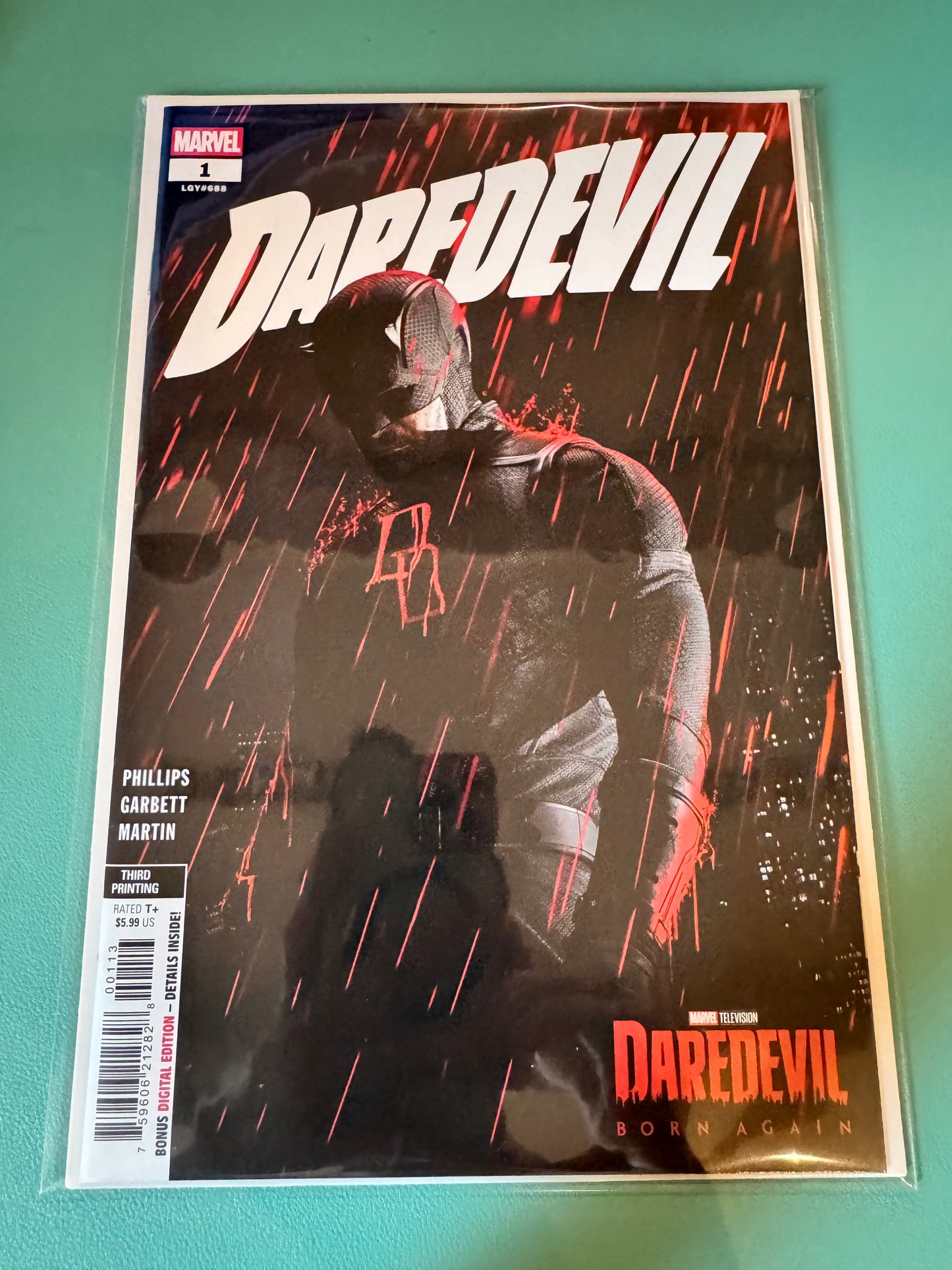 Daredevil #1 Marvel Television 3rd Printing Variant