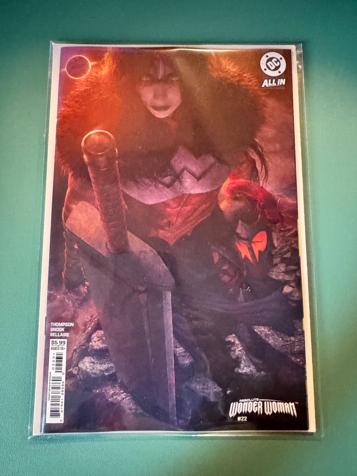Absolute Wonder Woman #22 Cover C Rahzzah Card Stock Variant