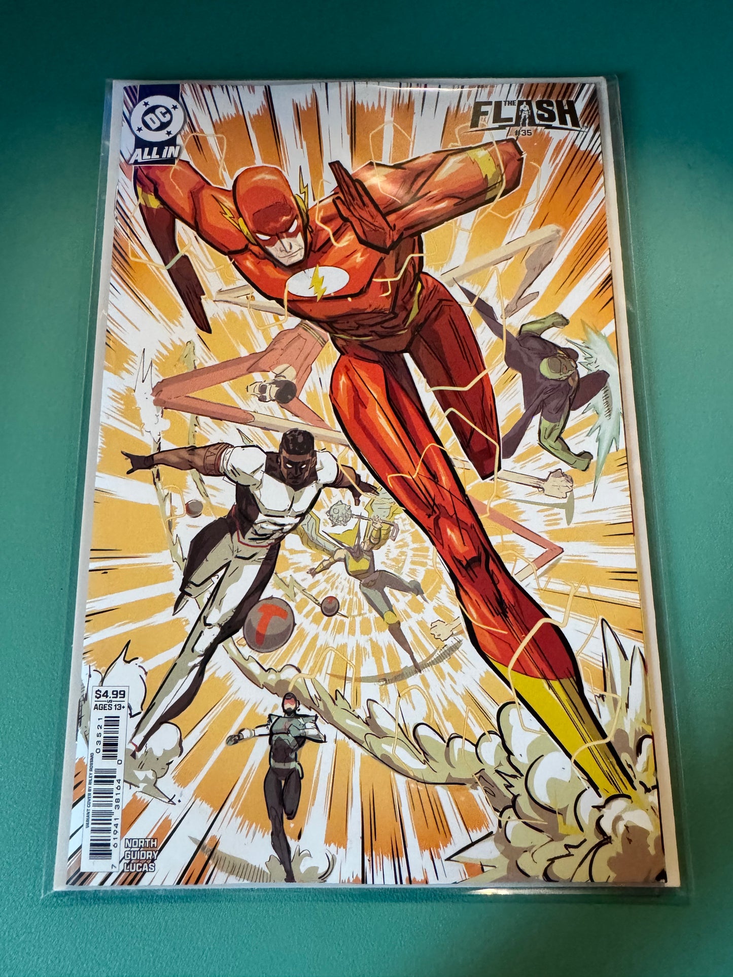 Flash #35 Cover B Riley Rossmo Card Stock Variant