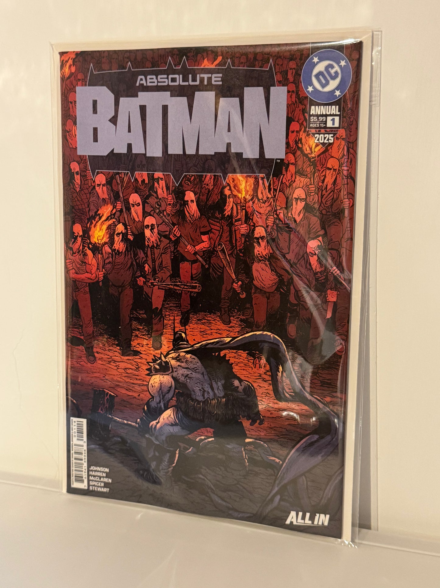 絕對蝙蝠俠 2025 年刊 #1 (獨立刊) 第四刷 封面 A Daniel Warren Johnson