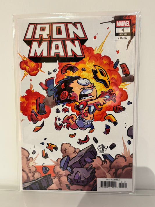 Iron Man #4 Skottie Young 4-Part Connecting Variant
