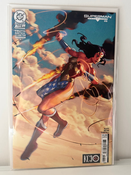 Superman Unlimited #18 Cvr D Gerald Parel Kingdom Come 30th Anniversary Card Stock Var