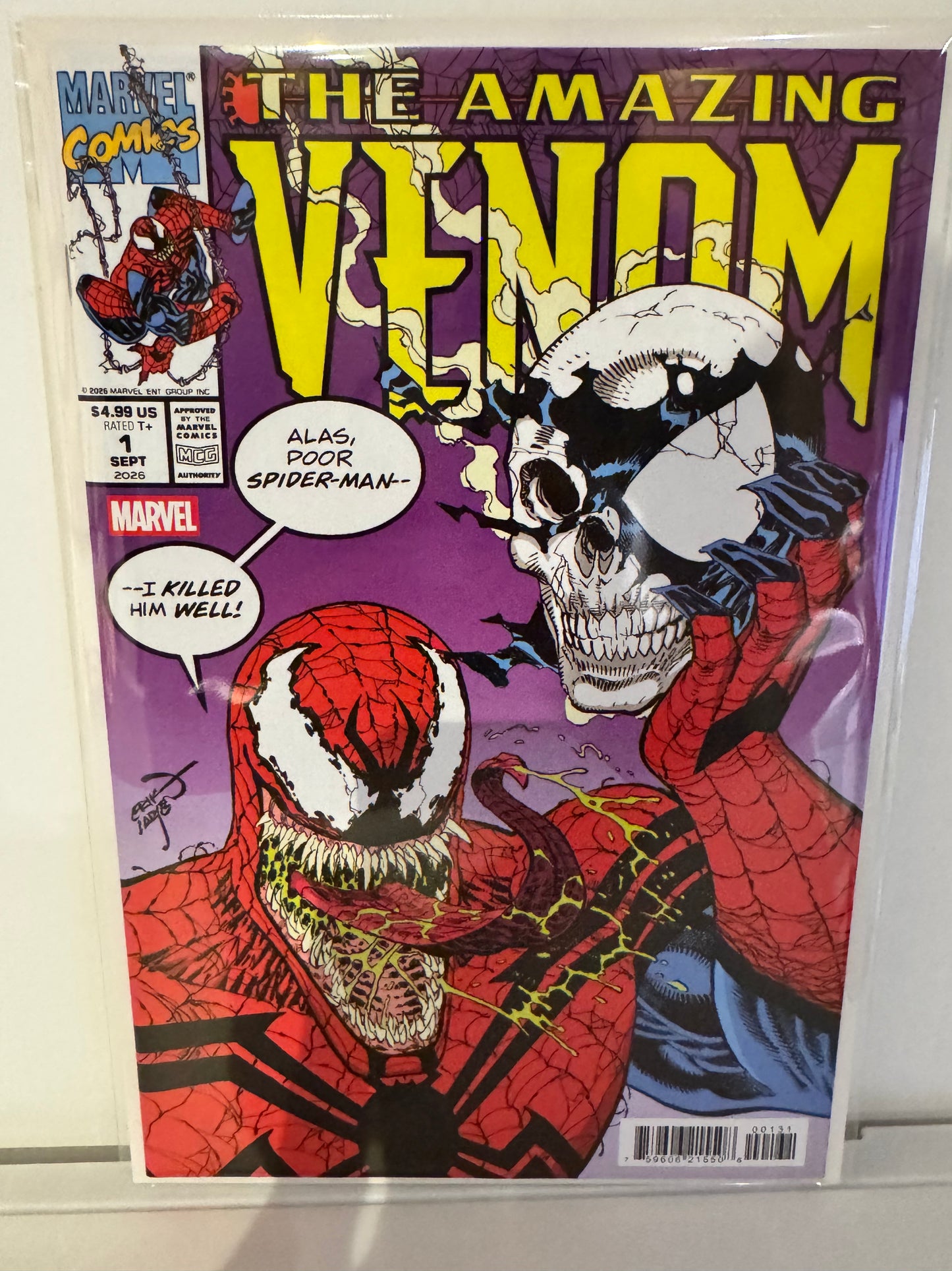 驚奇猛毒 #1 Erik Larsen 變體封面