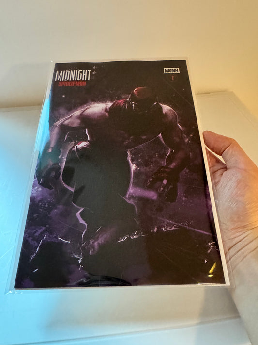Midnight Spider-Man #1 Cover F Clayton Crain 3-Part Connecting Variant