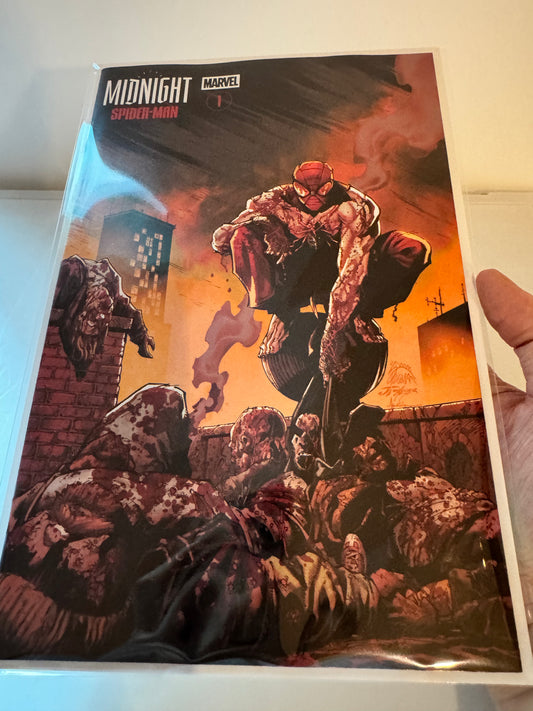 Midnight Spider-Man #1 Cover B Ryan Stegman Midnight Bloodbath Variant