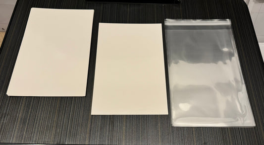 Set of 25 Resealable Comic Bags and Comic Boards (for Current Comics)