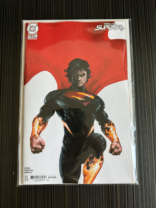 Absolute Superman #1 Cover D Clayton Crain Card Stock Variant | 5 November 2024