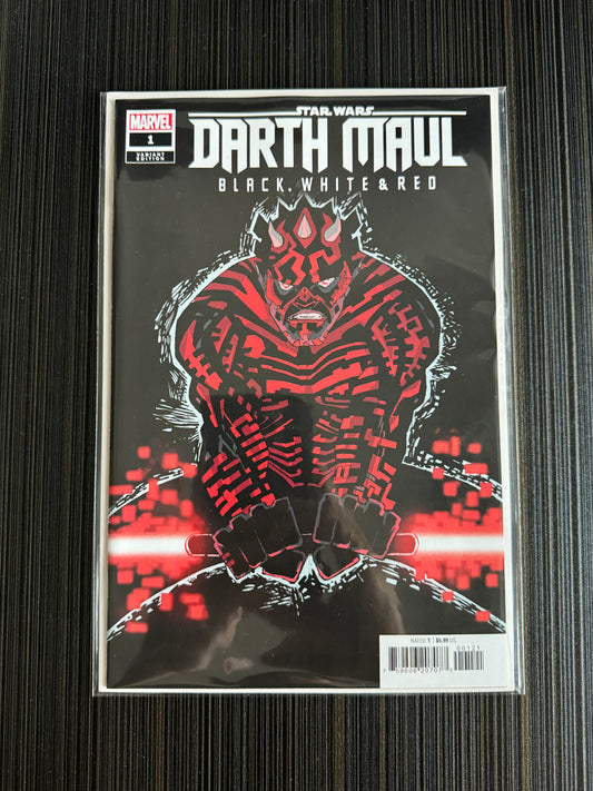 Star Wars: Darth Maul - Black, White & Red #1 Frank Miller Variant