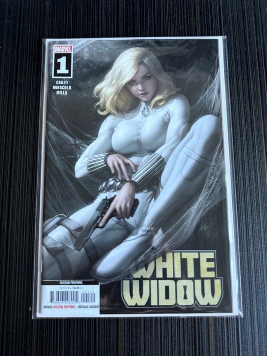 White Widow #1 Artgerm 2nd Printing Variant