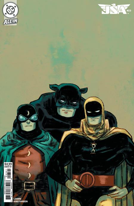 JSA #23 B封面 泰迪·克里斯提安森 卡片紙變體版 | 2026年9月1日