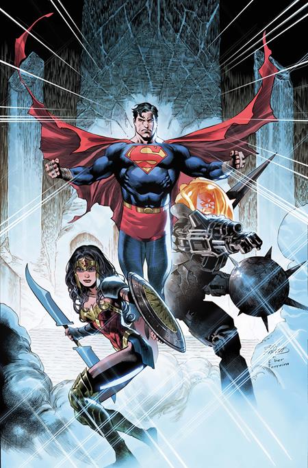 Justice League Unlimited #15 Cover C Eddy Barrows & Eber Ferreira Card Stock Variant (DC K.O.) | 27 January 2025